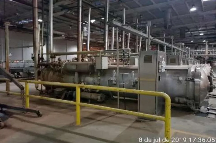 Máquinas e equipamentos industriais avaliados